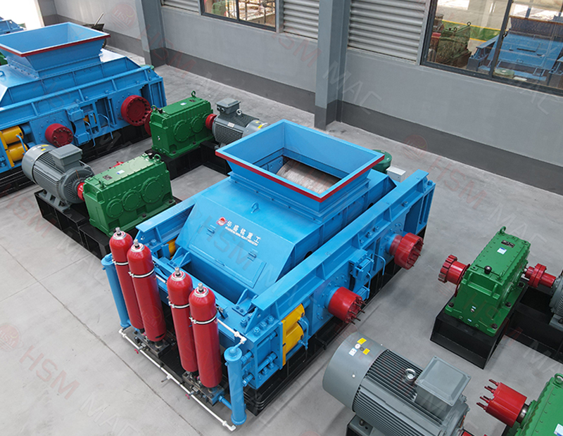 制砂厂对辊破碎机