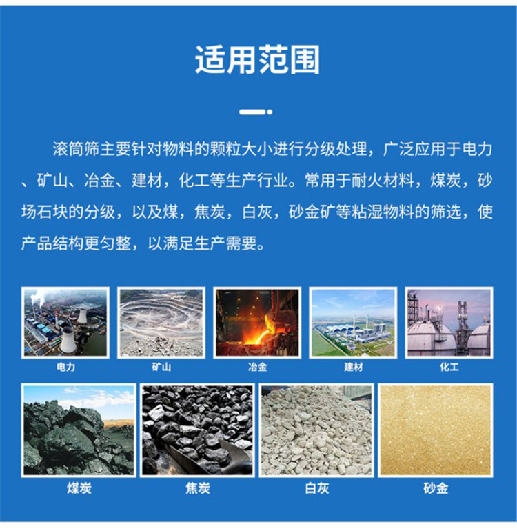 砂石料厂用滚筒筛 砂石料厂用滚筒筛